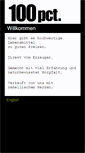 Mobile Screenshot of 100-pct.com